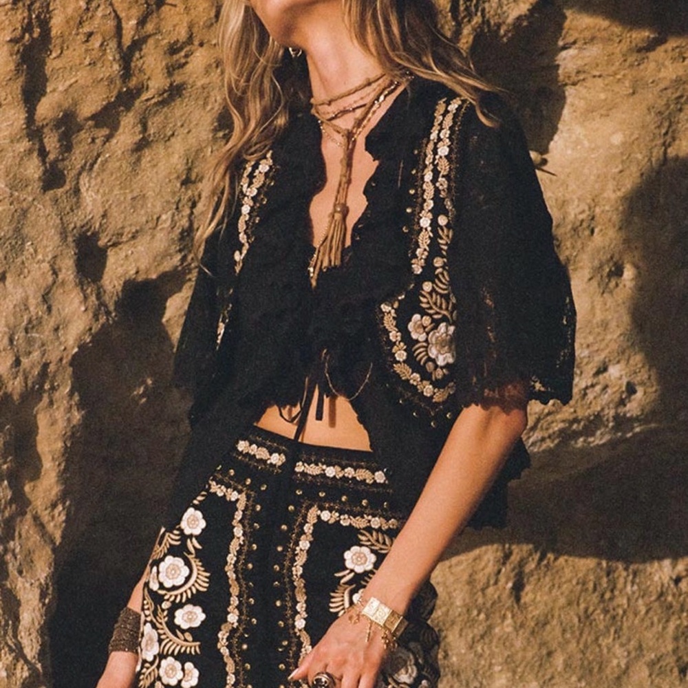 Spell Luxe Lisbon Lace Blouse